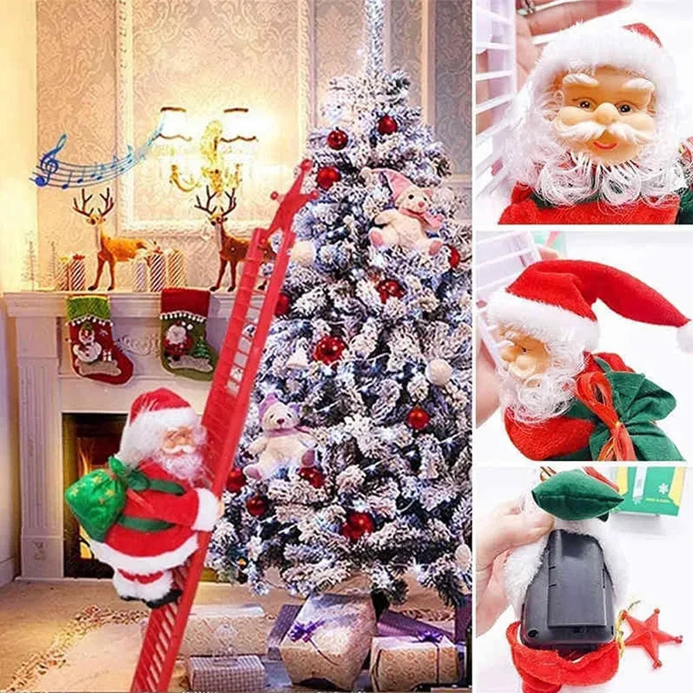 Klimmende Kerstman - Magische Muzikale Klimmende Kerstman Decoratie