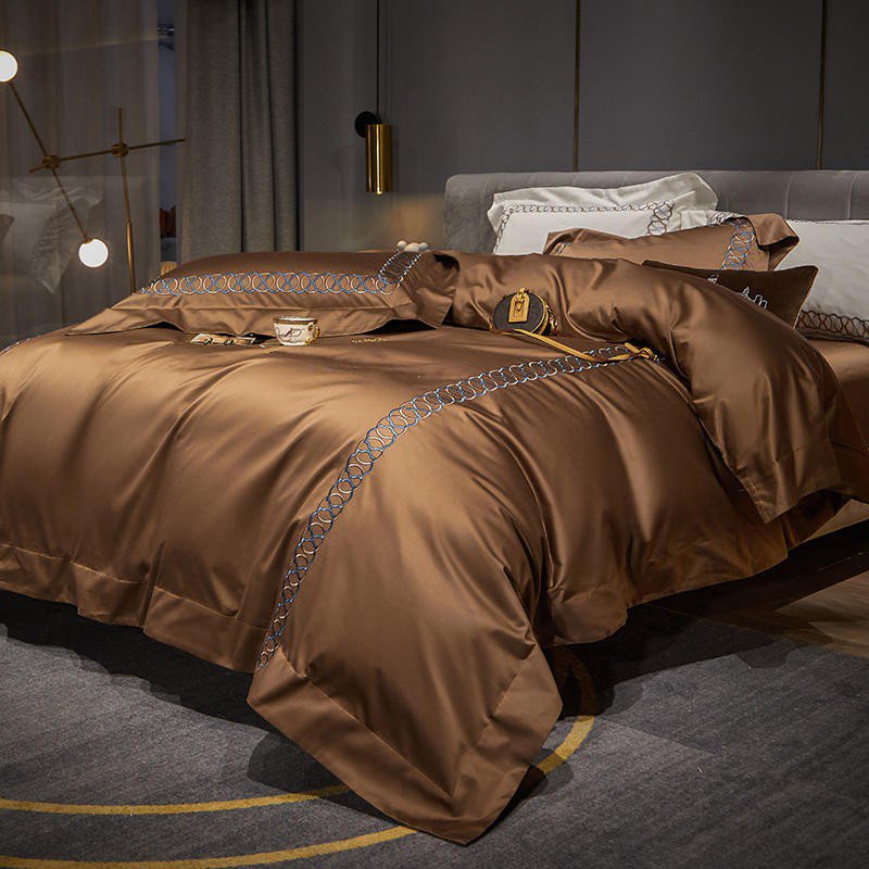 Sunstone Reves – Luxe Dekbedovertrek van Egyptisch Katoen