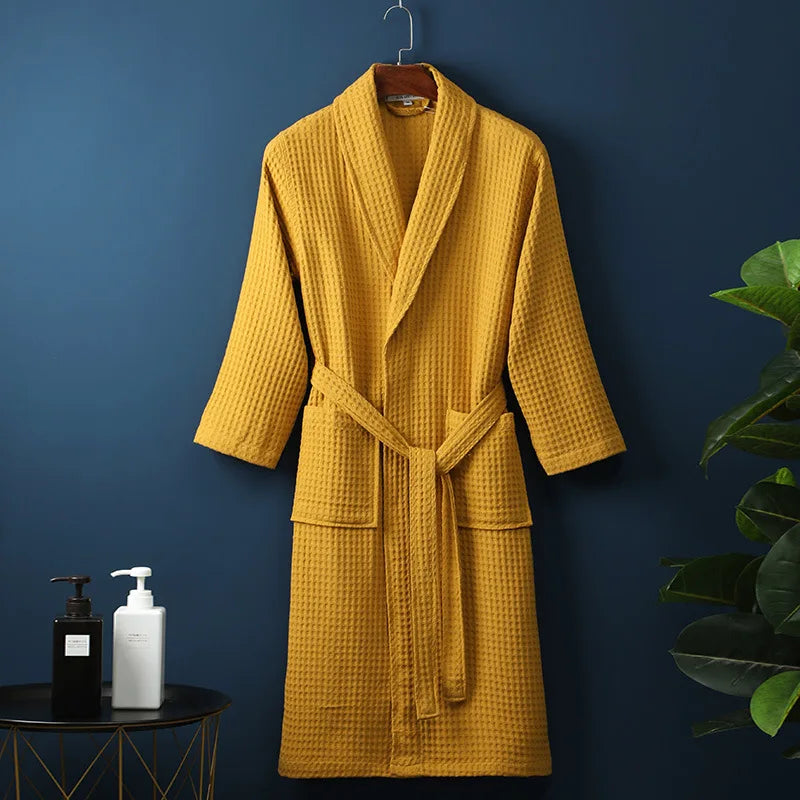 GentleHug Robe - Luxe Katoenen Badjas voor Ontspanning