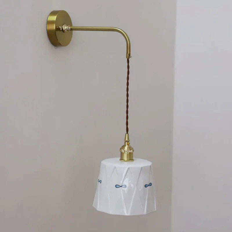 ZenGlow Light - Retro Japanse Wandlamp met Schakelaar