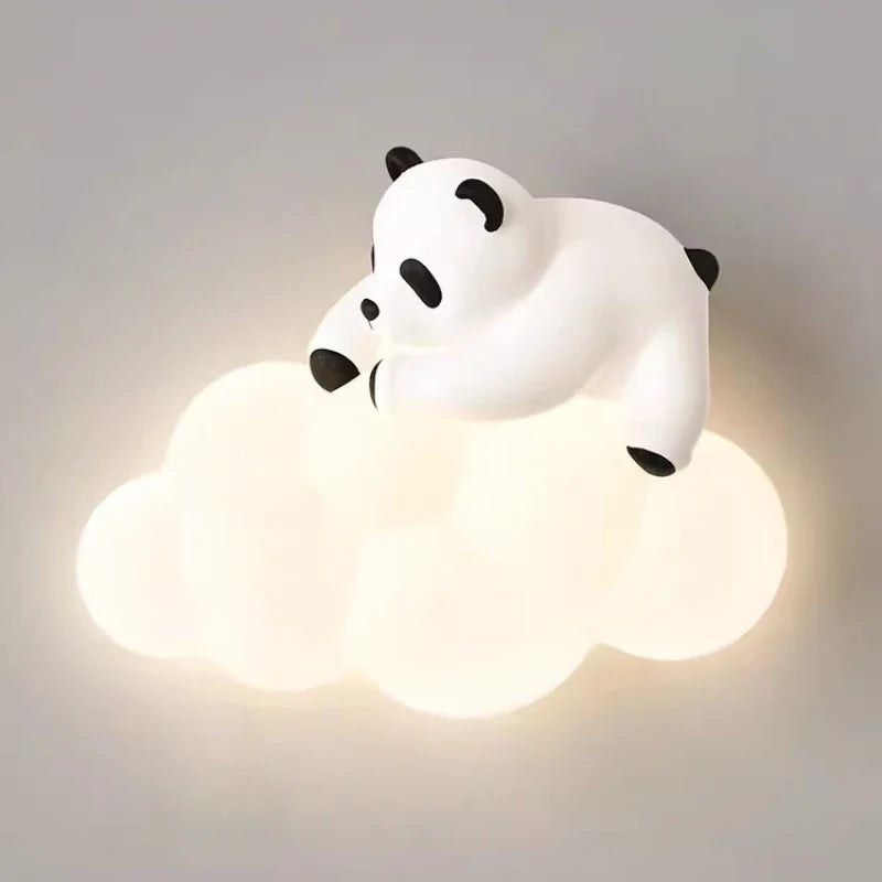 PandaGlow Lamp - Liefelijke LED Wandverlichting voor Kinderen