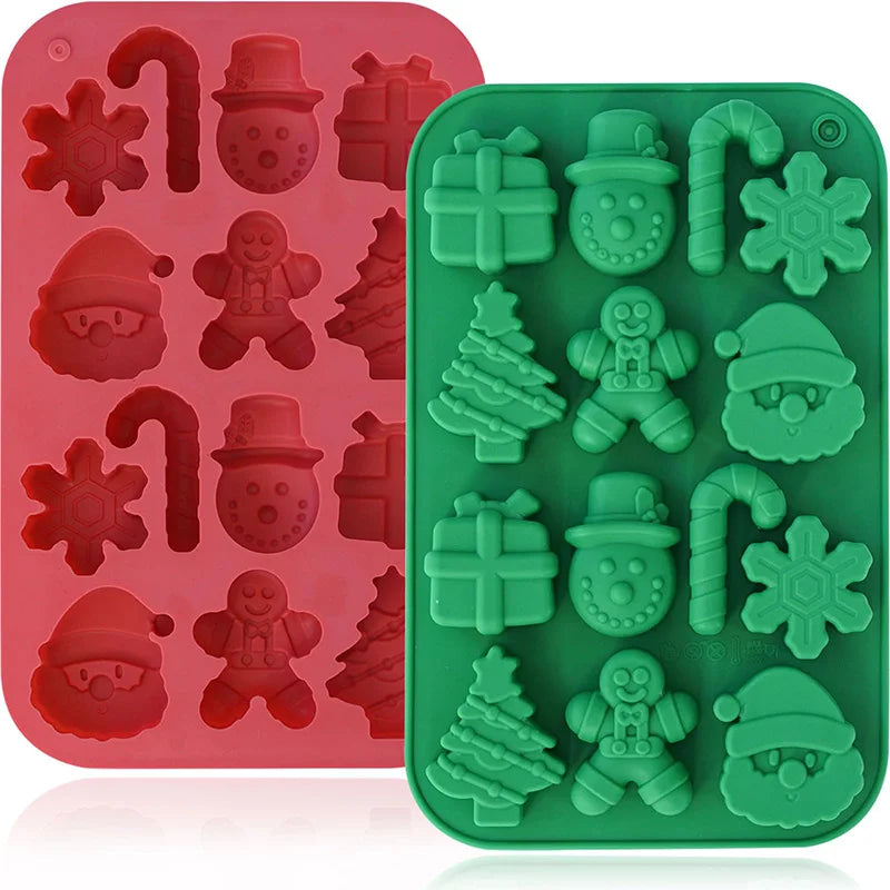 FestiChoco – Luxe Silicone Mold voor Feestelijke Chocolade