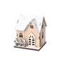 FrostGlitter Kerstlanterns - Betoverende Huisvormige kerstversiering voor een Magische Sfeer