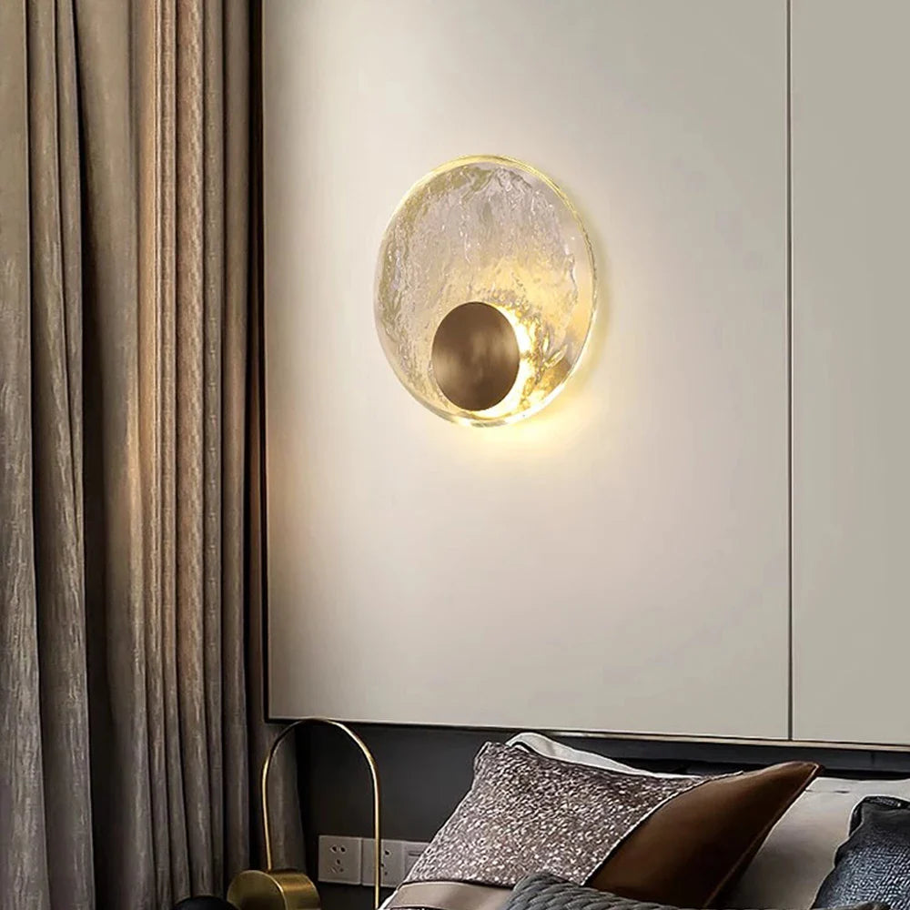 CrystalLuxe - Elegante LED Kristallen Wandlamp