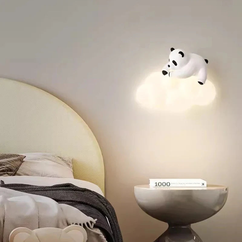 PandaGlow Lamp - Liefelijke LED Wandverlichting voor Kinderen