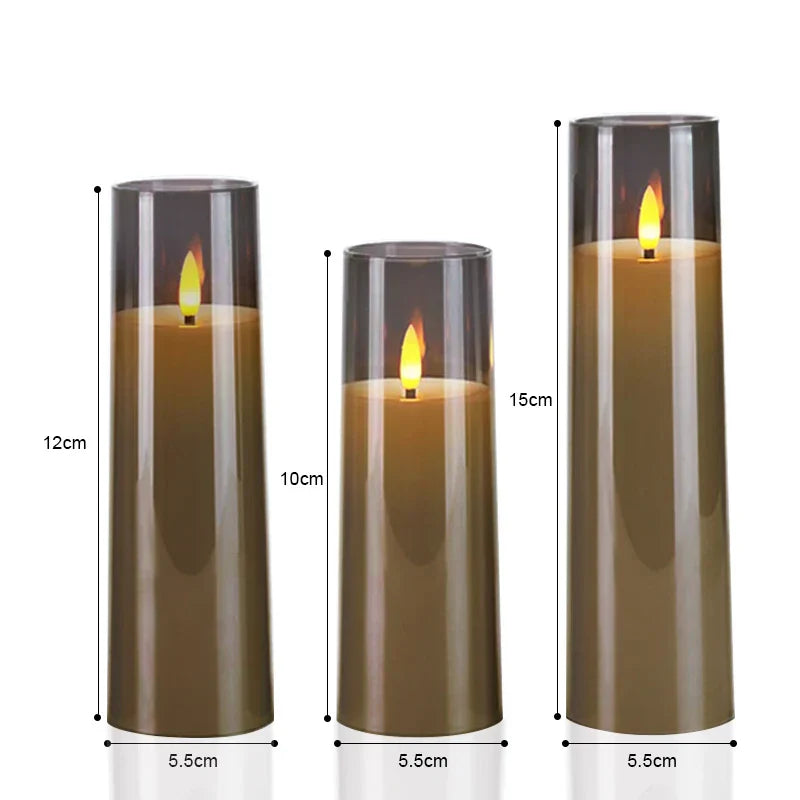 Oplaadbare CandleGlow – Elegante LED Kaarsenset met Afstandsbediening