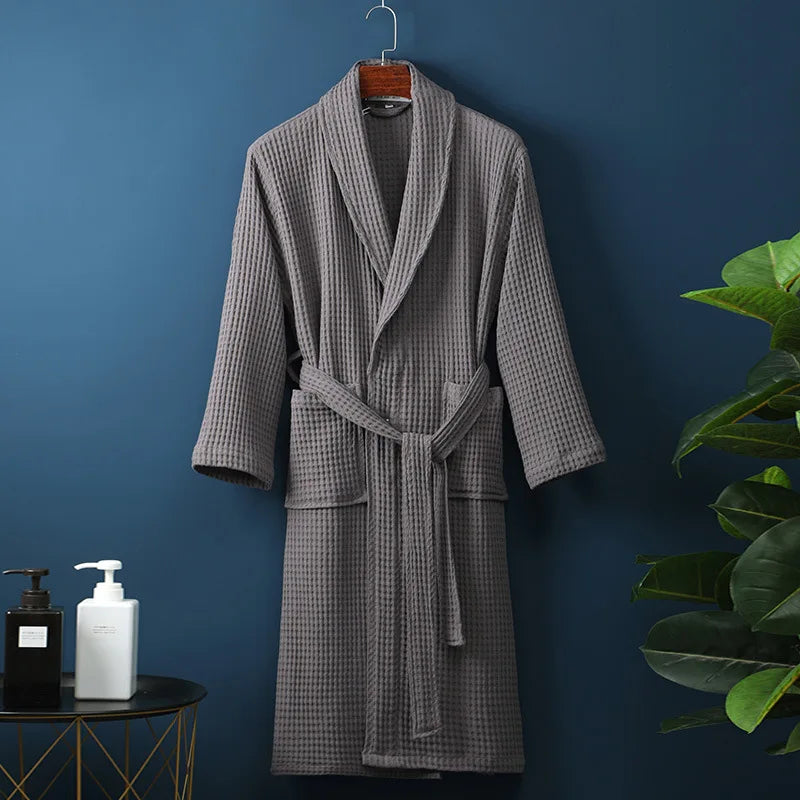 GentleHug Robe - Luxe Katoenen Badjas voor Ontspanning