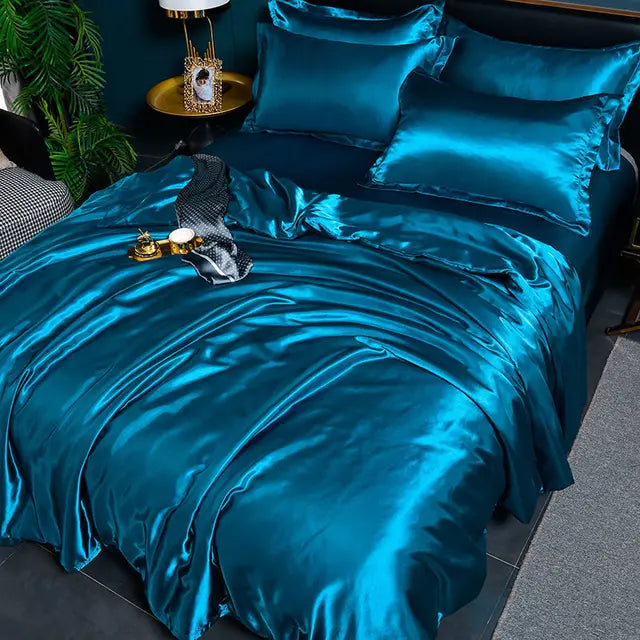 SatinLuxe Duvet Cover - Luxe Satijnen Dekbedovertrek voor Uw Slaapkamer