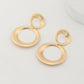 Gouden Cirkel Oorbellen | Unieke Statement Sieraden voor een Gedurfde Look