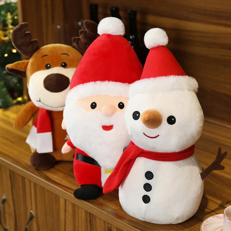 Cozy Kerst Plushies - Betoverende Dierenknuffels voor Kerst