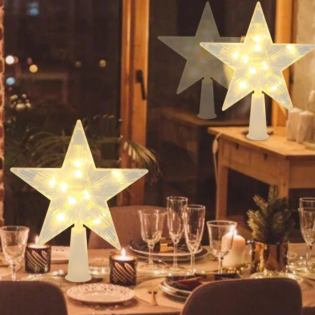 Starlit - Magische LED Ster voor Kerstboomdecoratie