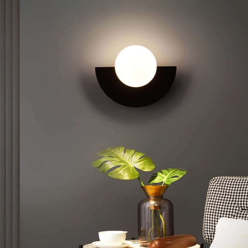 Noorderlicht Charme - Halvemaan Wandlamp van Metaal