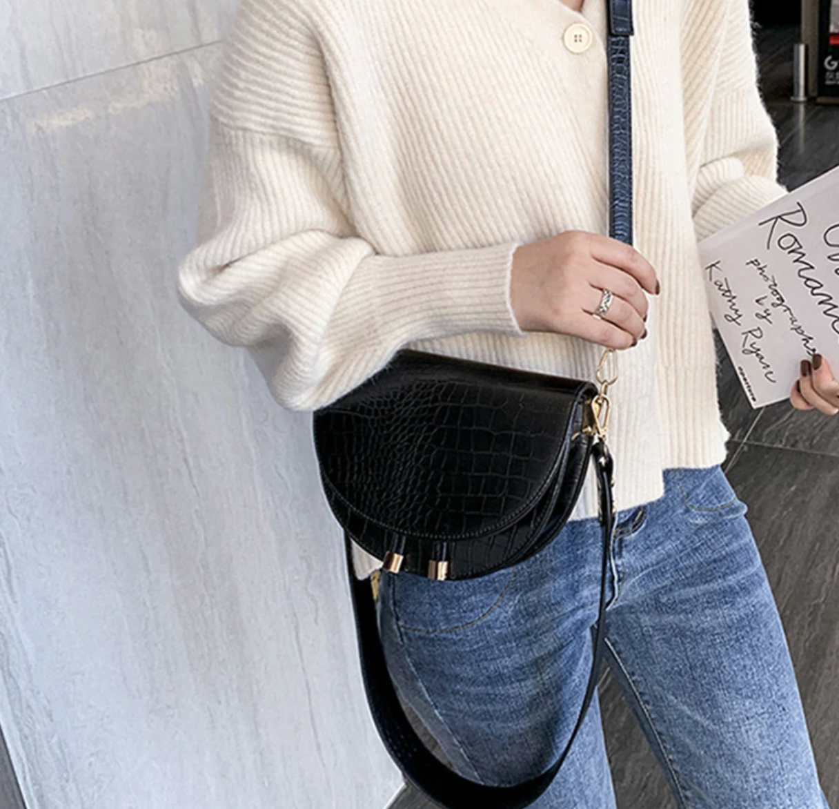 Chelsey Crossbody Bag – Stoere Tas met Krokodillenprint