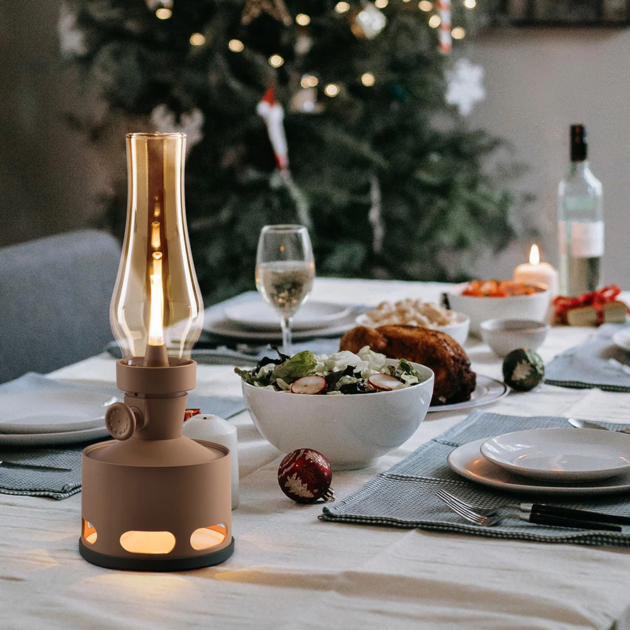 NostalgiaLamp - Vintage LED Lantaarn voor Sfeervolle Avonden