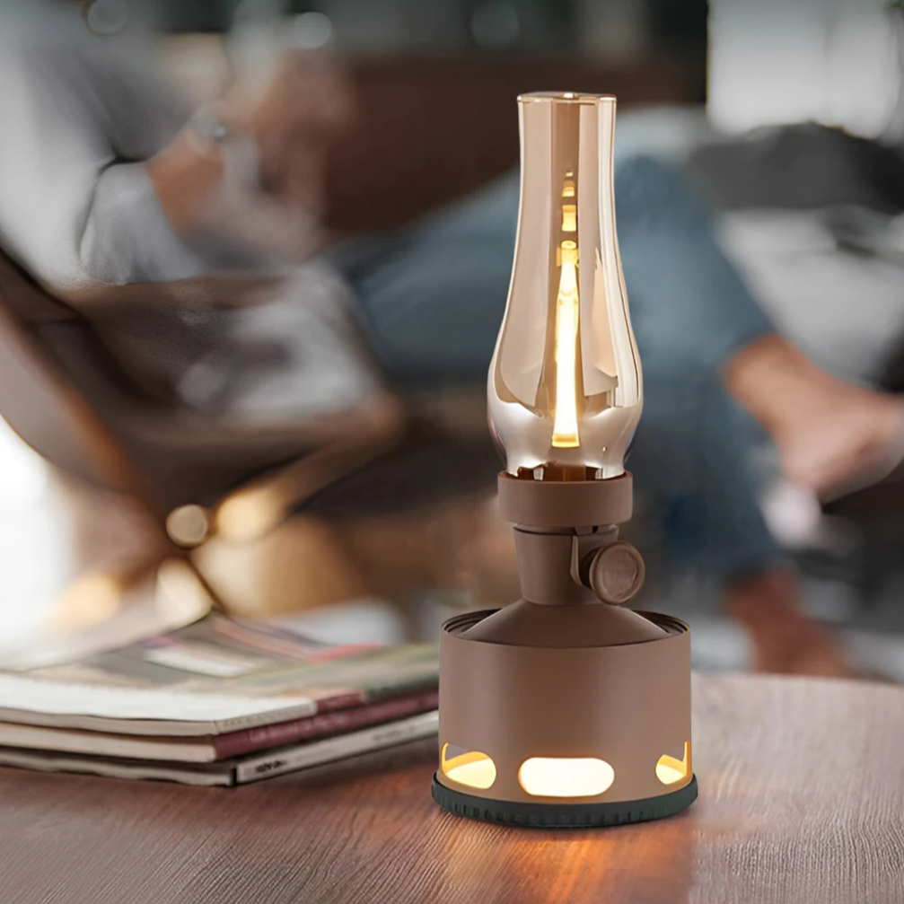 NostalgiaLamp - Vintage LED Lantaarn voor Sfeervolle Avonden