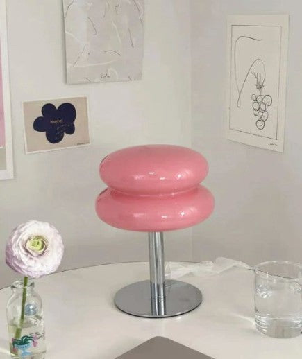 LueurRose - Elegante Dimbare Glazen Tafellamp