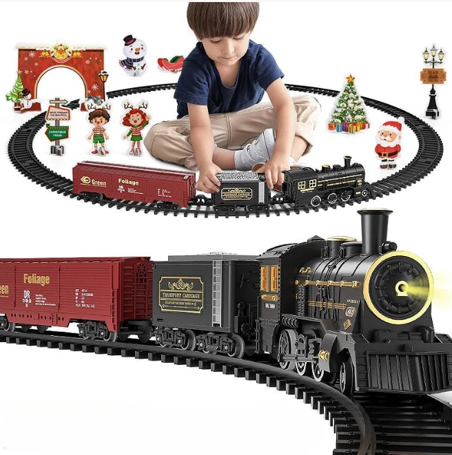 ClassicTrack Set - Retro Trein met Realistische Functies