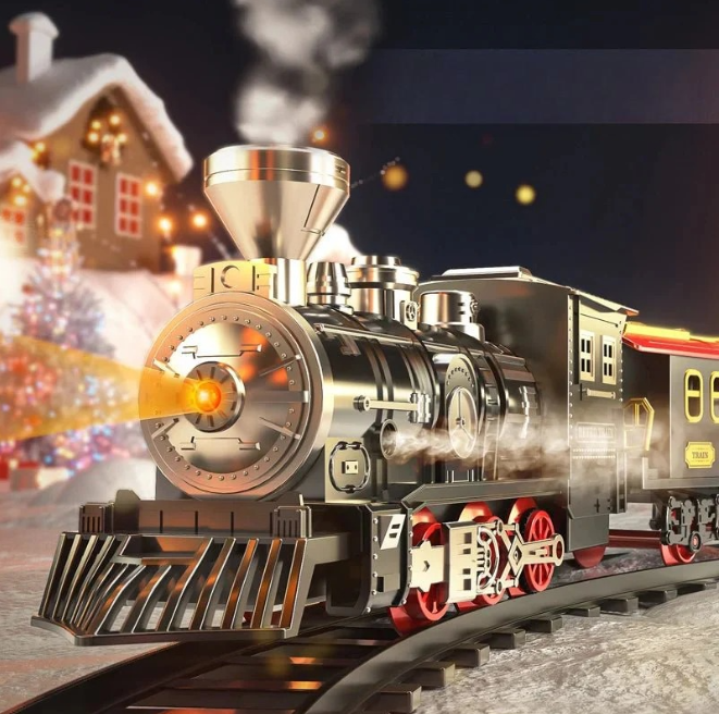 ClassicTrack Set – Vintage Trein met Realistische Effecten