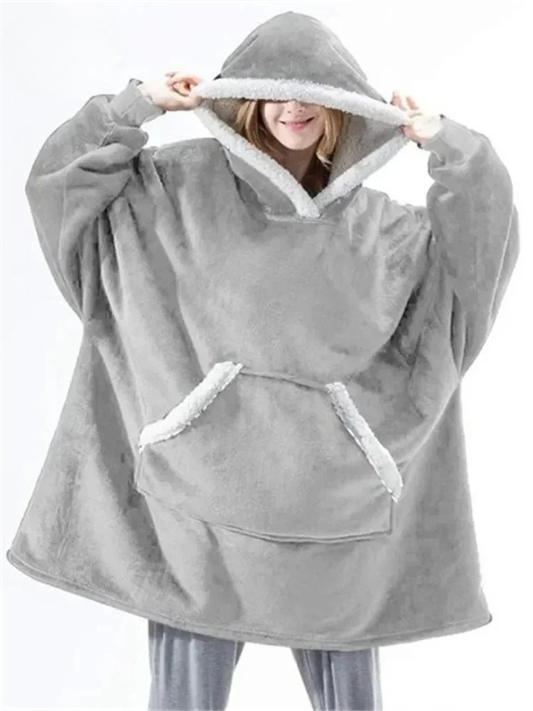 CozyWrap - Luxe Oversized Fleece Hoodie voor Ultiem Comfort