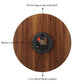 GlowClock – Luxe Houten Wandklok met Nachtverlichting