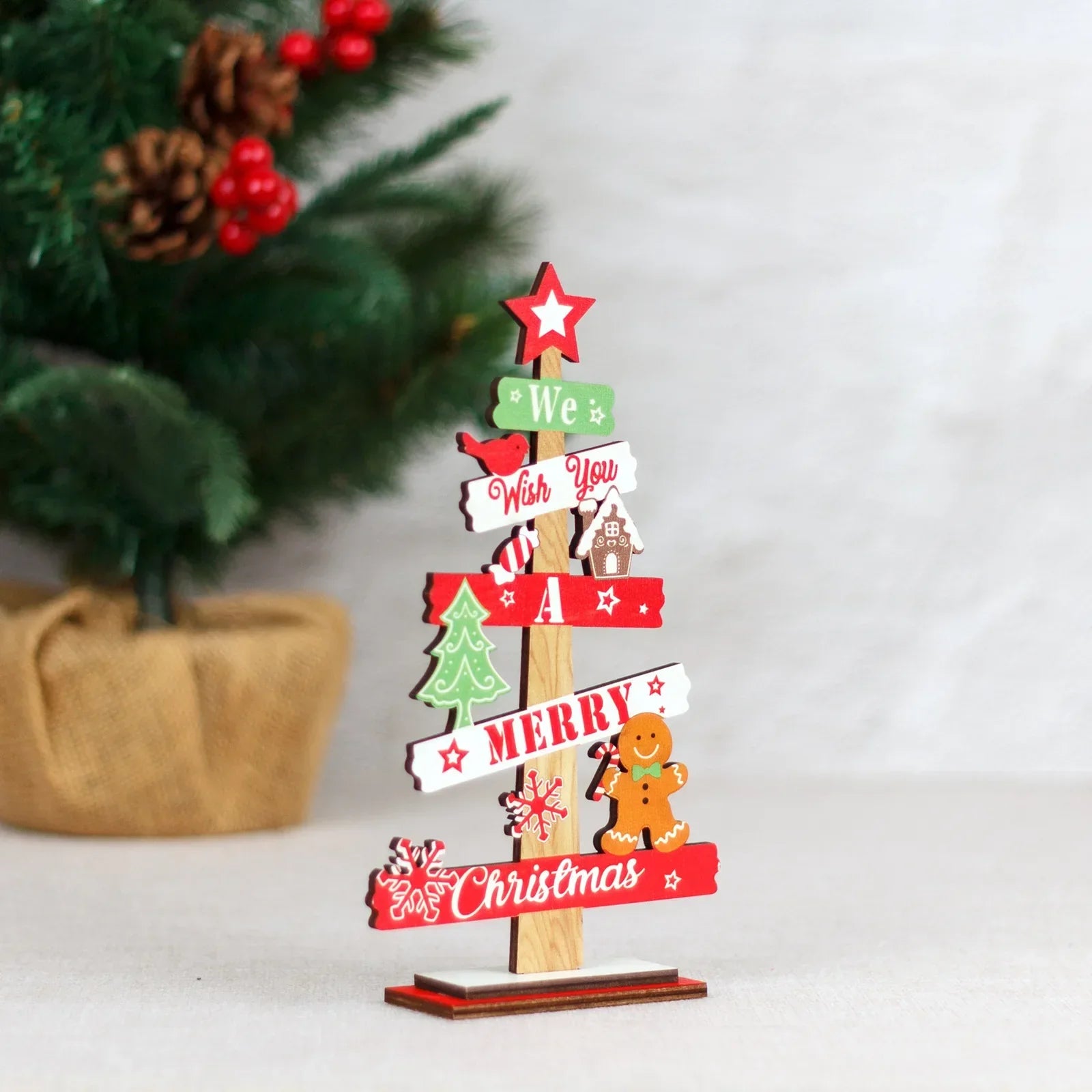 GingerJoy Ornament - Schattige Peperkoekman voor Kerstdecoratie