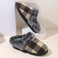 Velvet Vibes Slippers - Kindvriendelijke Winter Slippers van Wol en Katoen met Antislip