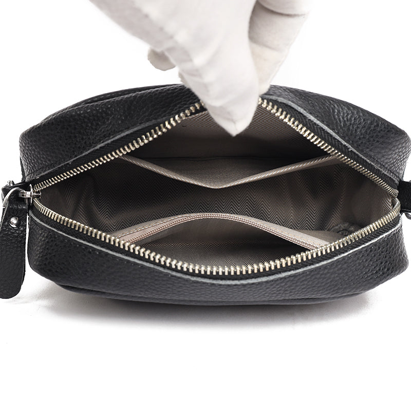 AvaBag – Elegante Leren Schoudertas voor Dames