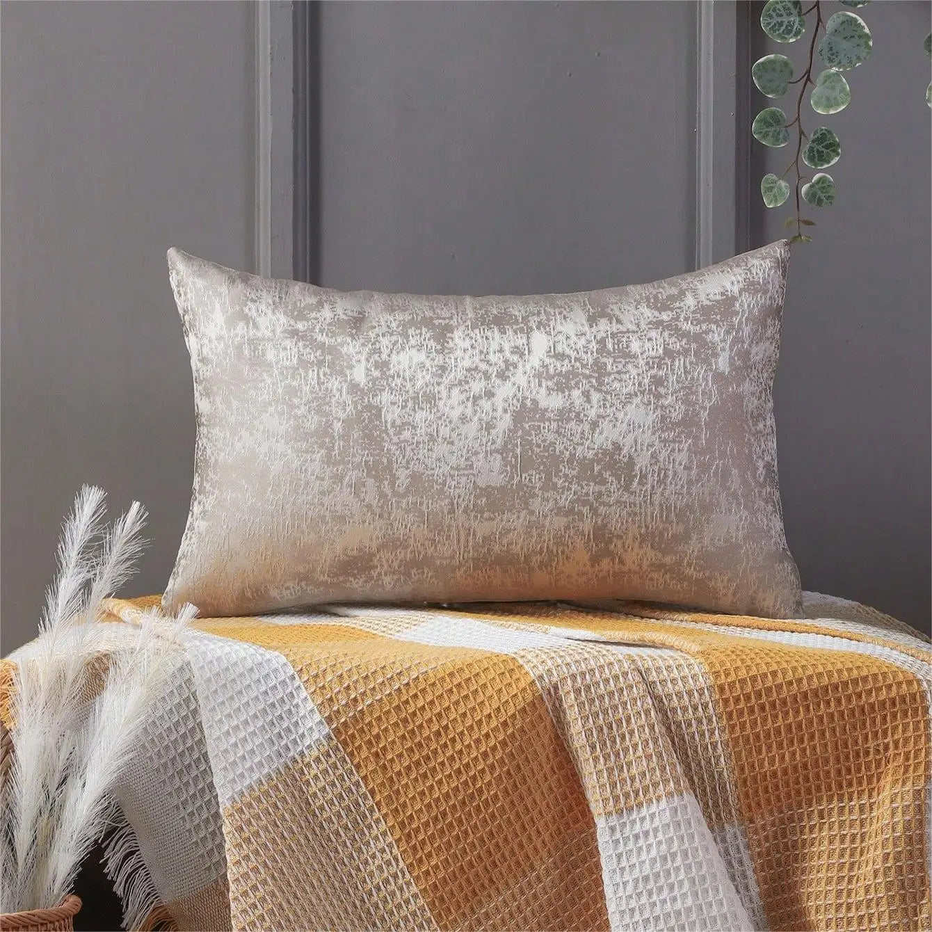Nordic Kussenhoes - Scandinavische Luxe Kussenhoes – Minimalistisch Design voor Interieur