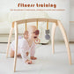 Montessori RattleFrame - Houten Speelgoed met Speeltjes