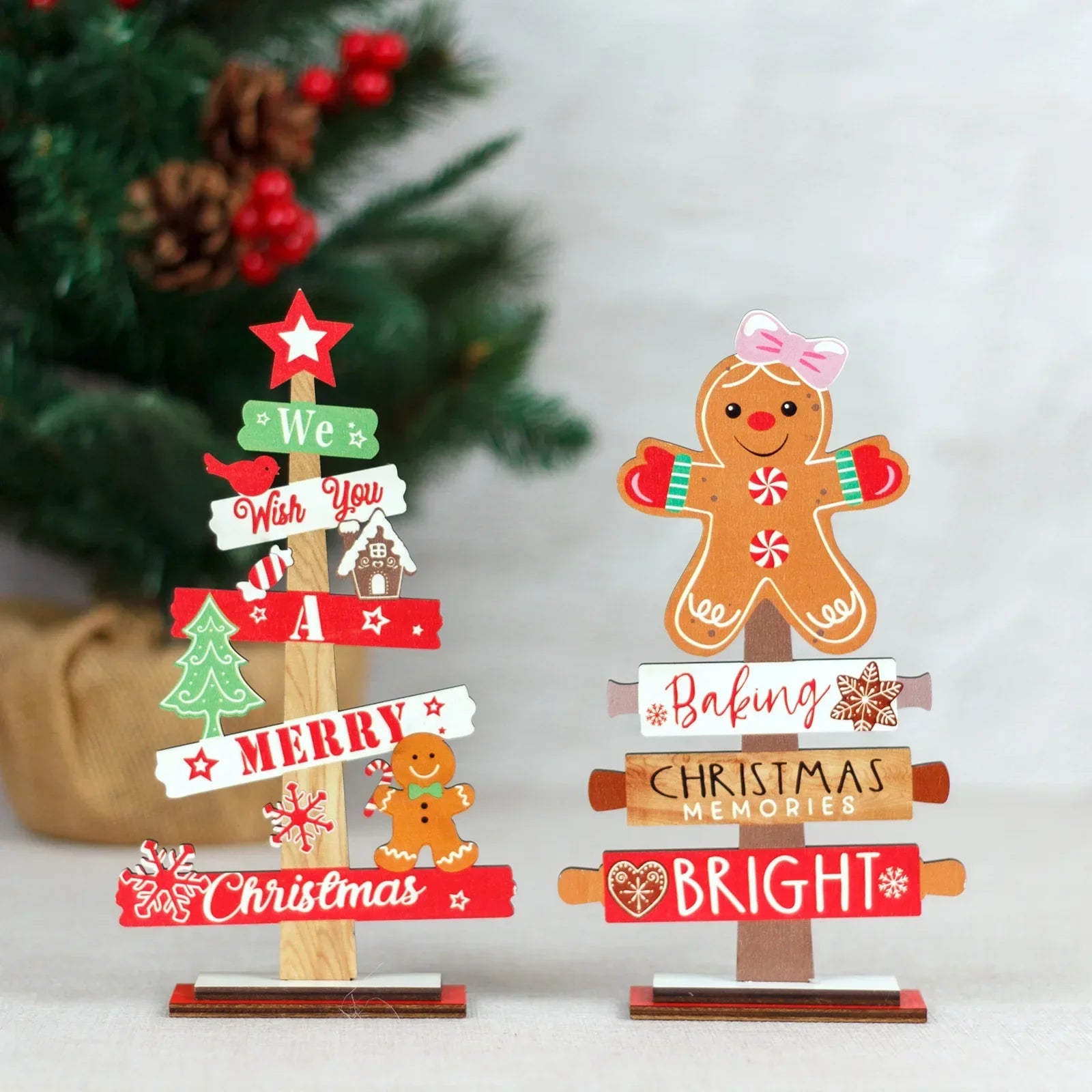 GingerJoy Ornament - Schattige Peperkoekman voor Kerstdecoratie