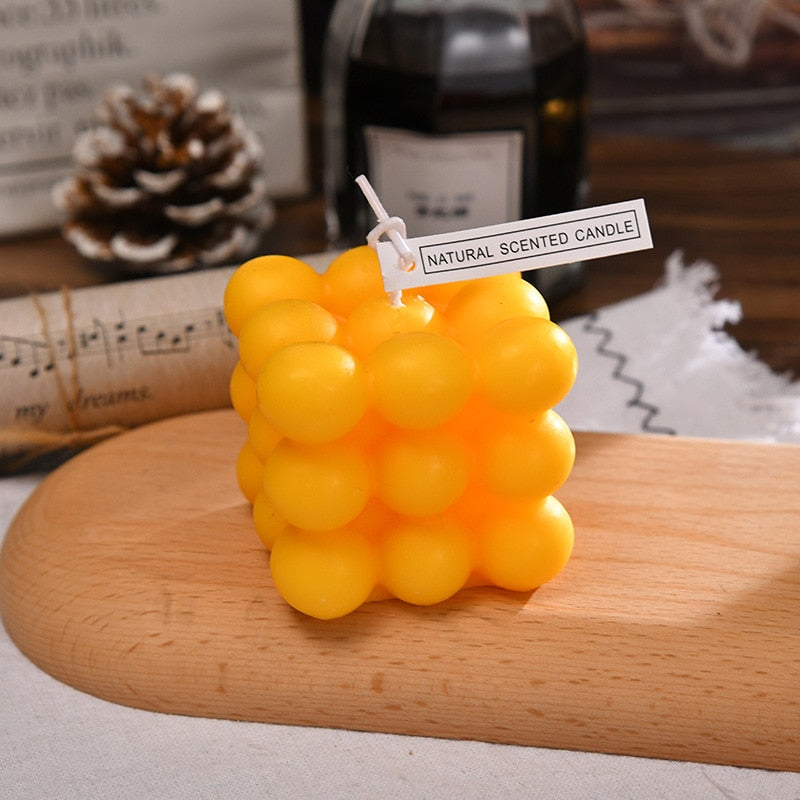 BubbleGlow Candle - Trendy Kaars voor Jouw Interieur