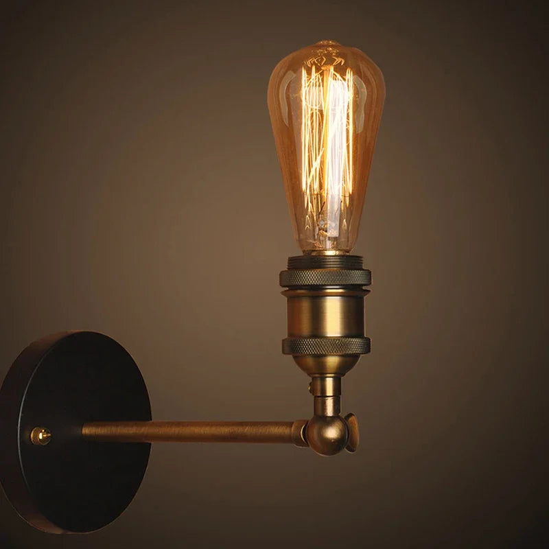 RetroAngle Light - Verstelbare Industriële Wandverlichting