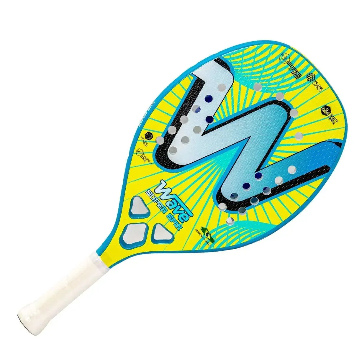 SpinMaster Wave - Luxe Beach Tennis Racket van Grafiet