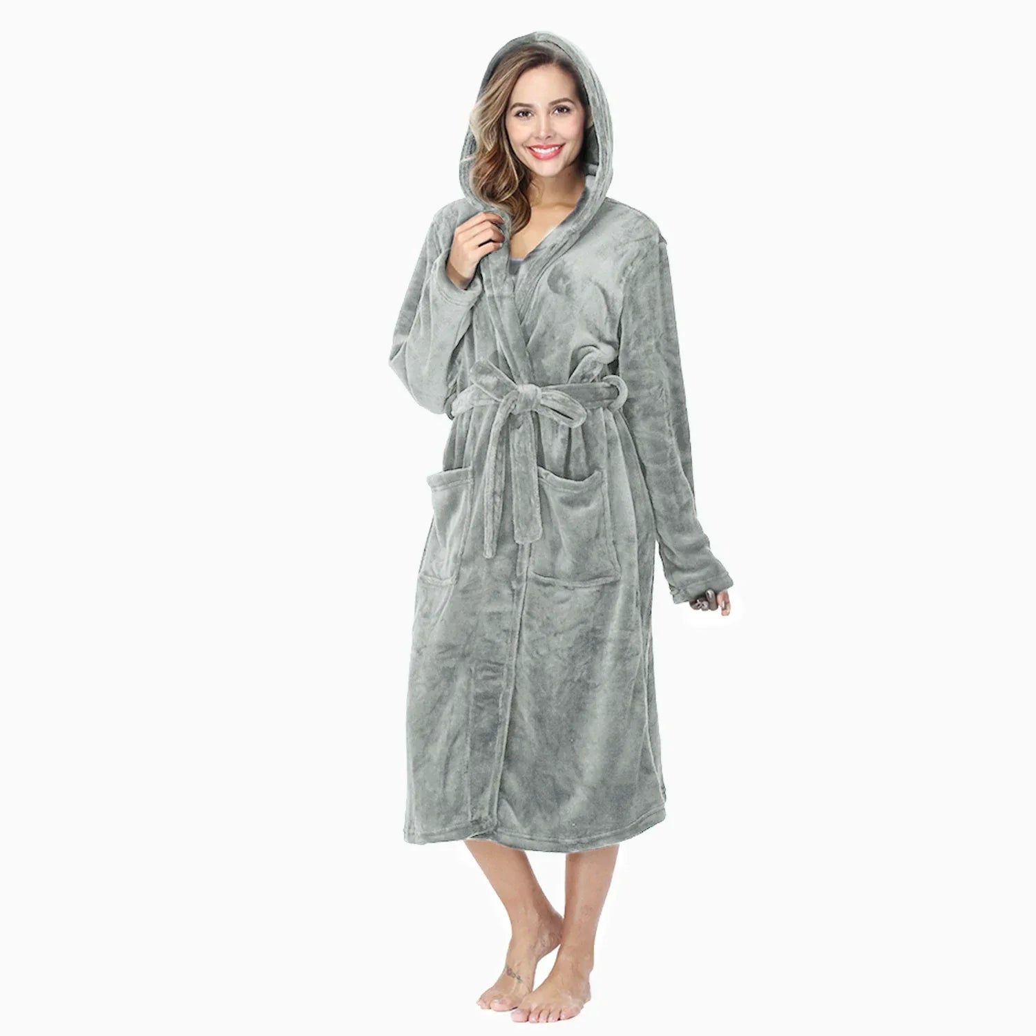 ChicComfort Hoodie Dress - Luxe Fleece Jurk voor Elke Gelegenheid