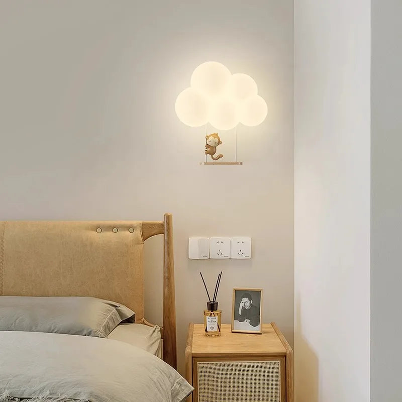 CloudLight – Moderne LED Wandlamp voor Kinderen