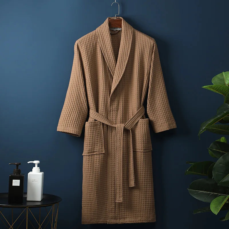 GentleHug Robe - Luxe Katoenen Badjas voor Ontspanning