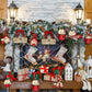 GnomeMagic Kerstdecoratie - Charmante Houten Kerstornamenten