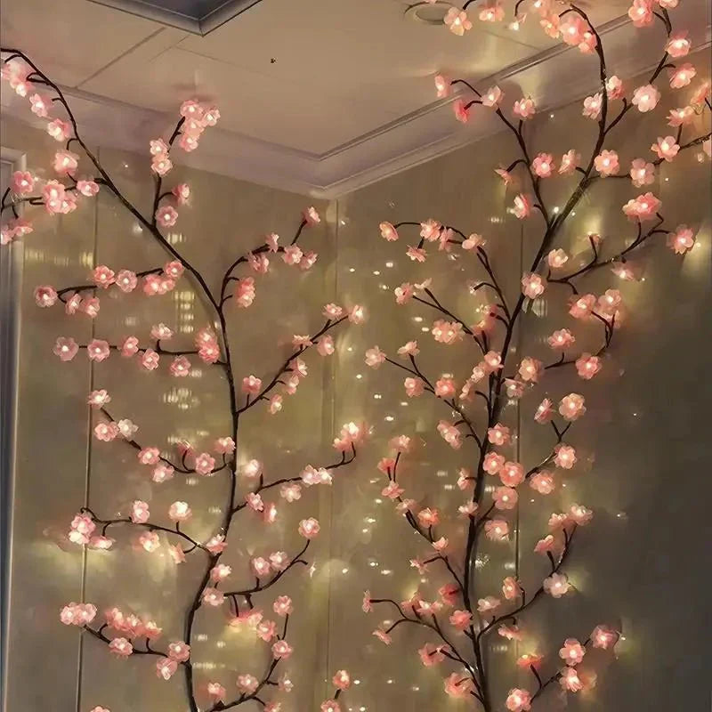 PetalGlow - Betoverende Sakura LED Lichtslinger