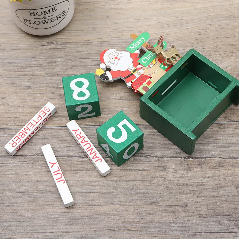 JoyfulCountdown Tree - Speelse Houten Kerstboom