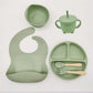 TinyBites – Stijlvolle Silicone Eetset voor Baby’s