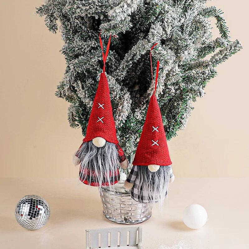 Feestelijke Pluche Kabouters met Jingle Bells & Hulst