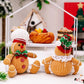 Feestelijke Peperkoekman Hanger voor Kerstversiering – Geel