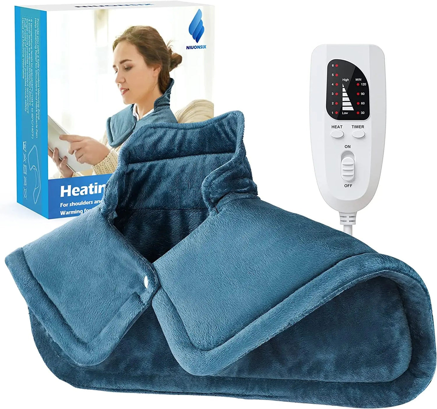 ThermaCozy – Verwarmde Comfort Wrap voor Nek & Schouders