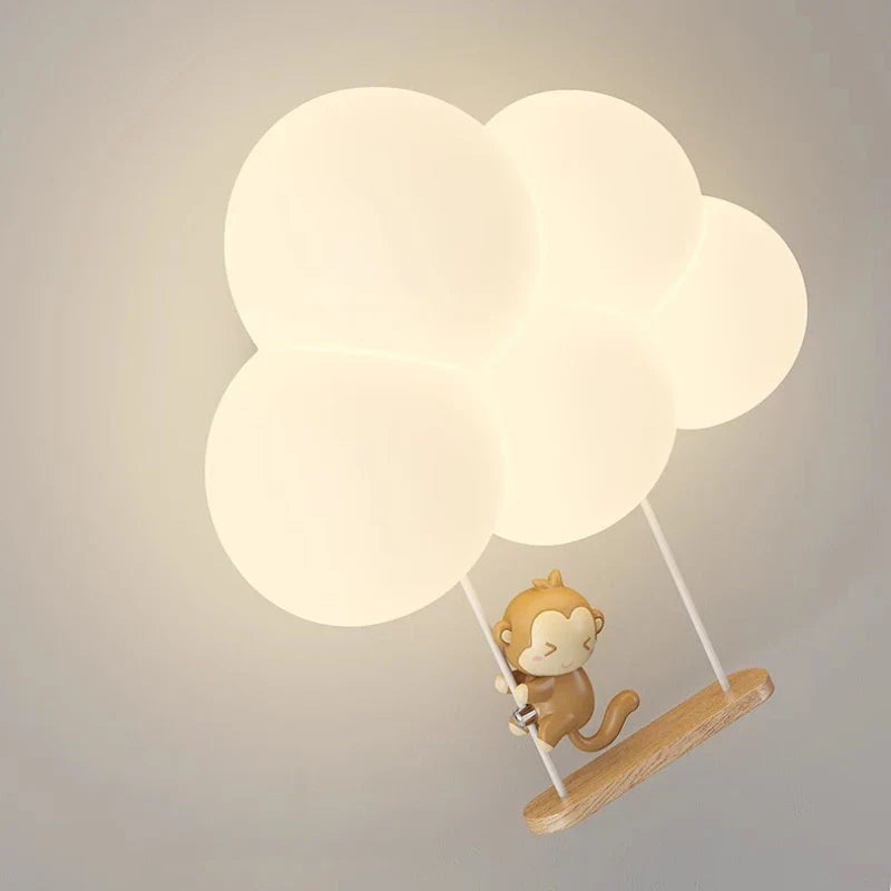 CloudLight – Moderne LED Wandlamp voor Kinderen