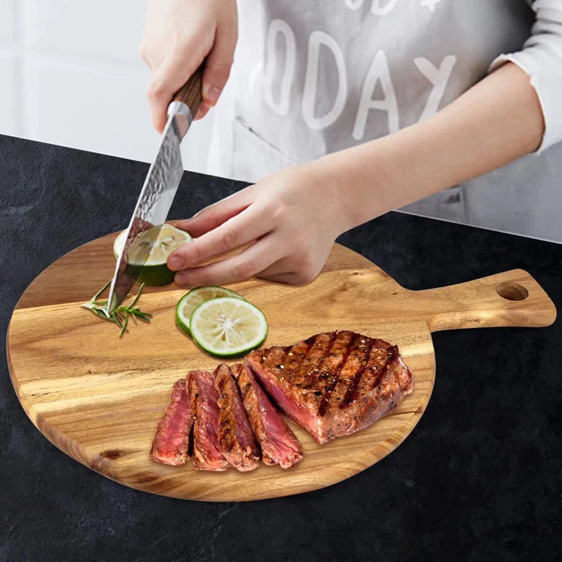 WoodStyle Acacia – Houten Pizza- en Serveerplank