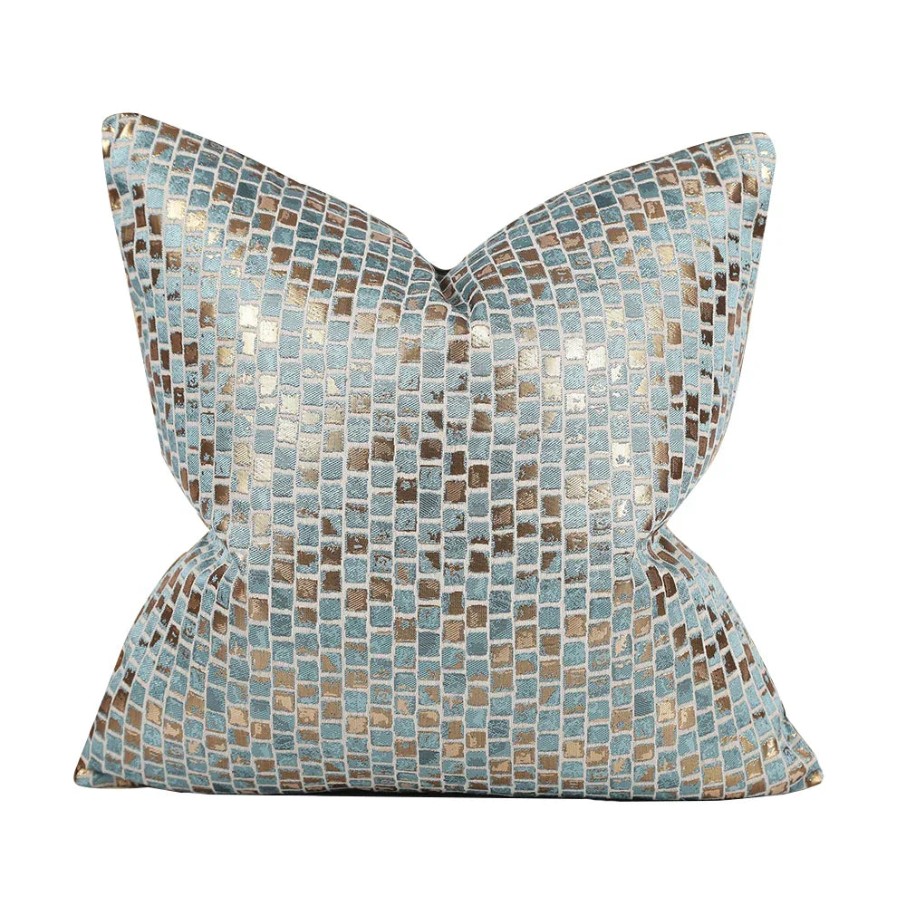 LuminaRest Kussenhoes - Luxueuze Kussenhoes met Abstract Design voor Moderne Interieurs