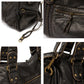 NoirClass - Elegante Zwarte Lederen Handtas