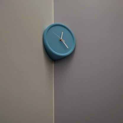 SilentCorner Klok - Stijlvolle Stille Wandklok zonder Boren