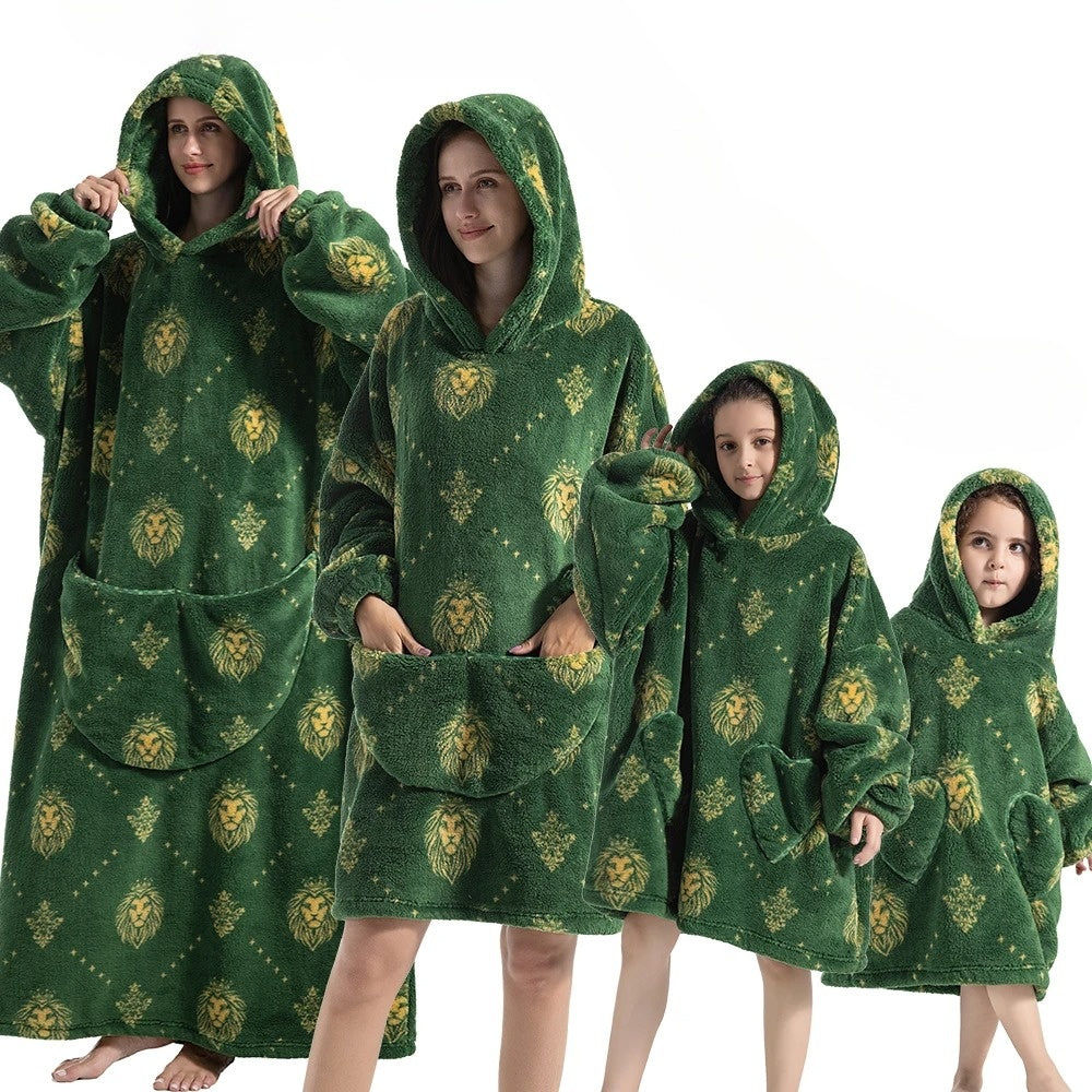 SpookySnuggle Blanket - Luxe Pompoen Hoodie voor Halloween