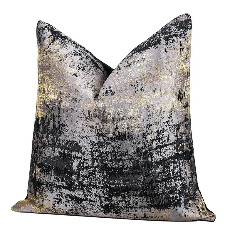 LuminaRest Kussenhoes - Luxueuze Kussenhoes met Abstract Design voor Moderne Interieurs